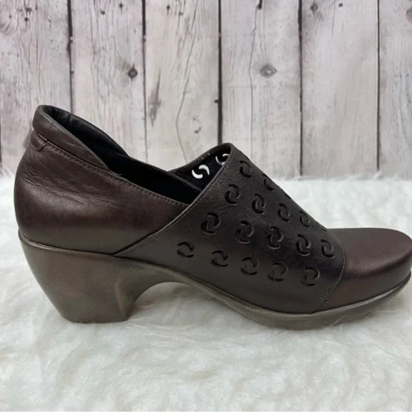 Naot Precious Brown Leather Bootie 10 - Picture 10 of 13